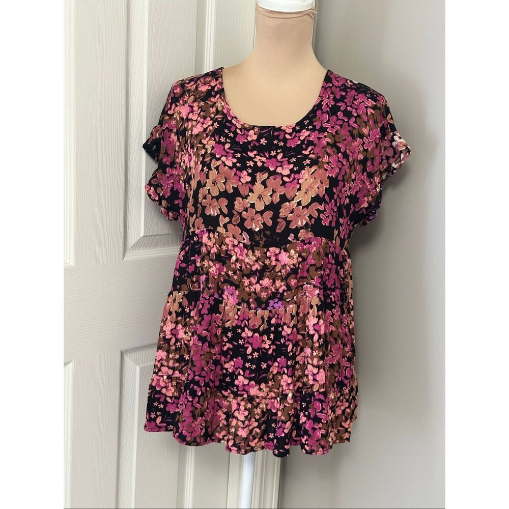 Fun floral summer top